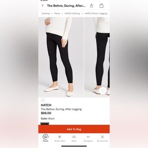 Hatch mama leggings